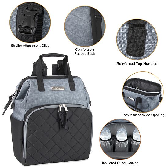 Baby Essentials Adjustable Straps Diaper Bag