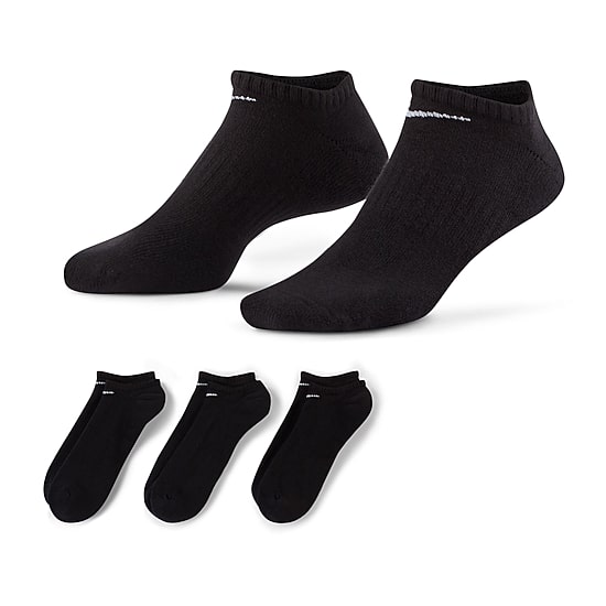 Nike Everyday Cushioned Unisex Adult Multi-Pack 3 Pair No Show Socks