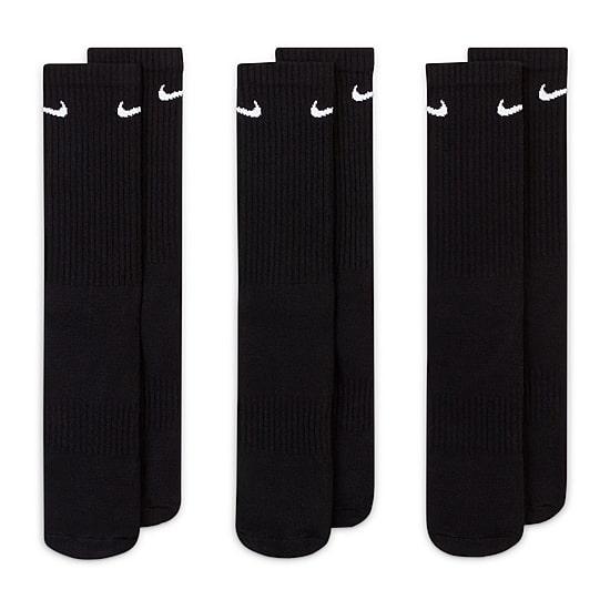 Nike Everyday Cushioned Unisex Adult 3 Pair Crew Socks
