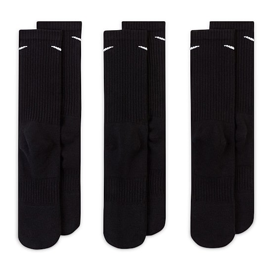 Nike Everyday Cushioned Unisex Adult 3 Pair Crew Socks