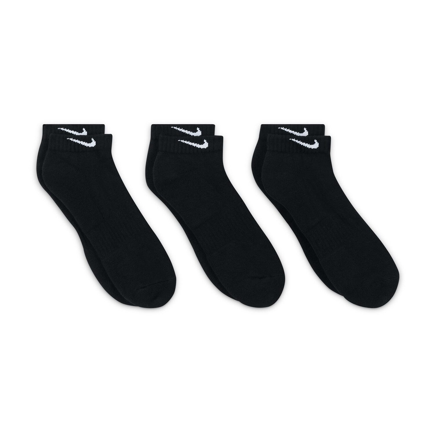 Nike Everyday Cushioned Unisex Adult Multi-Pack 3 Pair Low Cut Socks