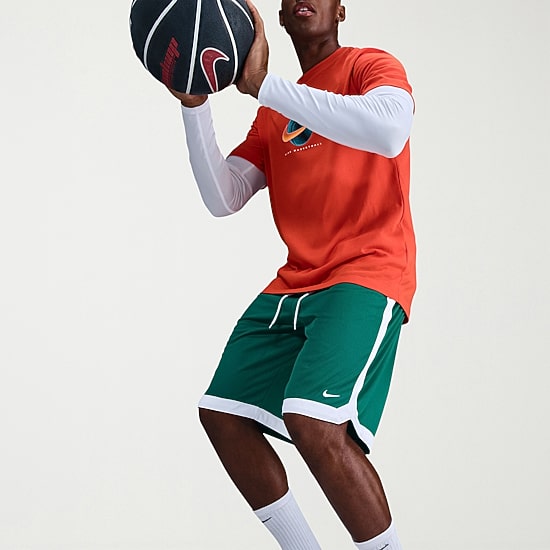 Nike Mens Mid Rise 11" Basketball Short