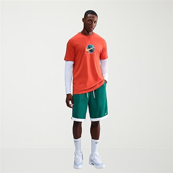 Nike Mens Mid Rise 11" Basketball Short