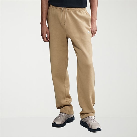 Nike Fleece Mens Straight Mid Rise Regular Fit Workout Pant