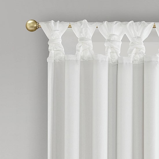 Madison Park Natalie Tab Top 100% Blackout Single Curtain Panel