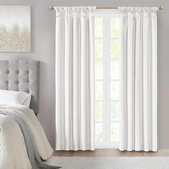 Madison Park Natalie Tab Top 100% Blackout Single Curtain Panel