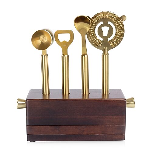 Picnic Time 6-pc. Bar Tool Set, One Size, Brown