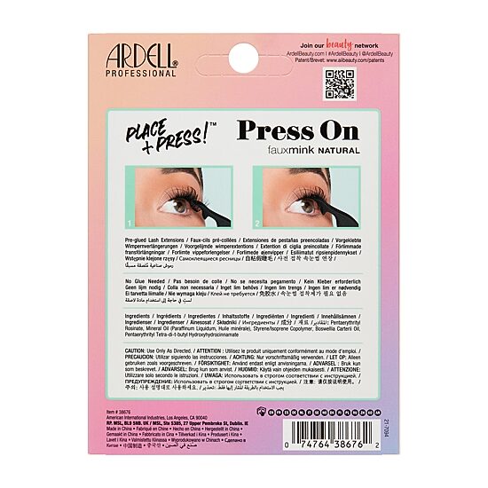 Ardell Press On Fauxmink Natural Underlash Extensions