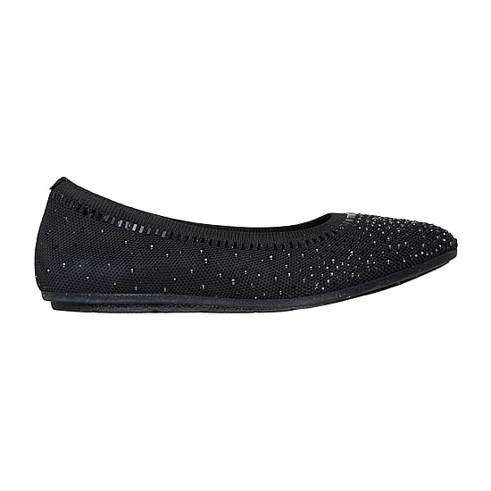 Skechers Cleo 2.0 Mesmerizing Nights Womens Round Closed Toe Ballet Flats