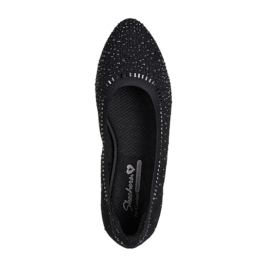 Skechers Cleo 2.0 Mesmerizing Nights Womens Round Closed Toe Ballet Flats