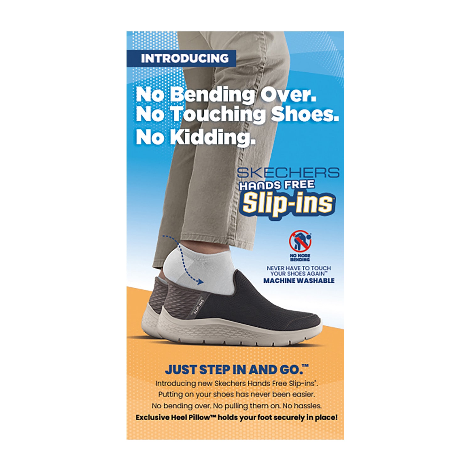 Skechers Hands Free Slip-Ins Max Cushioning Endeavour Mens Running Shoes