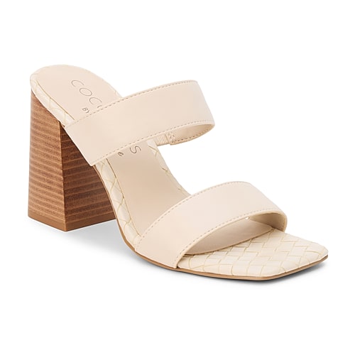Coconuts By Matisse Womens Britt Heeled Sandals In White