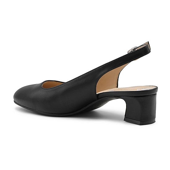 Mootsies Tootsies Kvell-Black Womens Almond Closed Toe Sculptural Heel Pumps