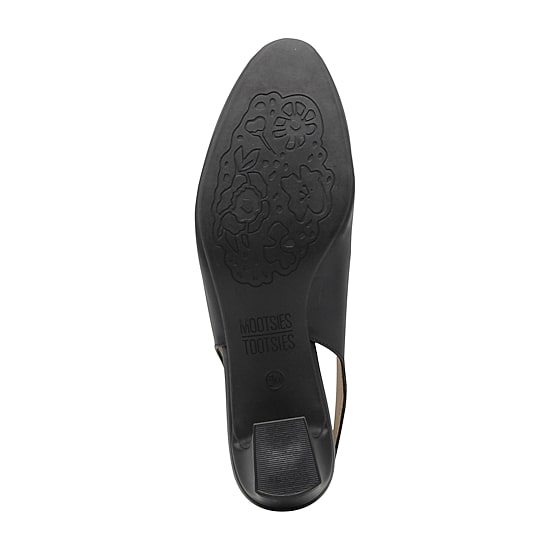 Mootsies Tootsies Kvell-Black Womens Almond Closed Toe Sculptural Heel Pumps