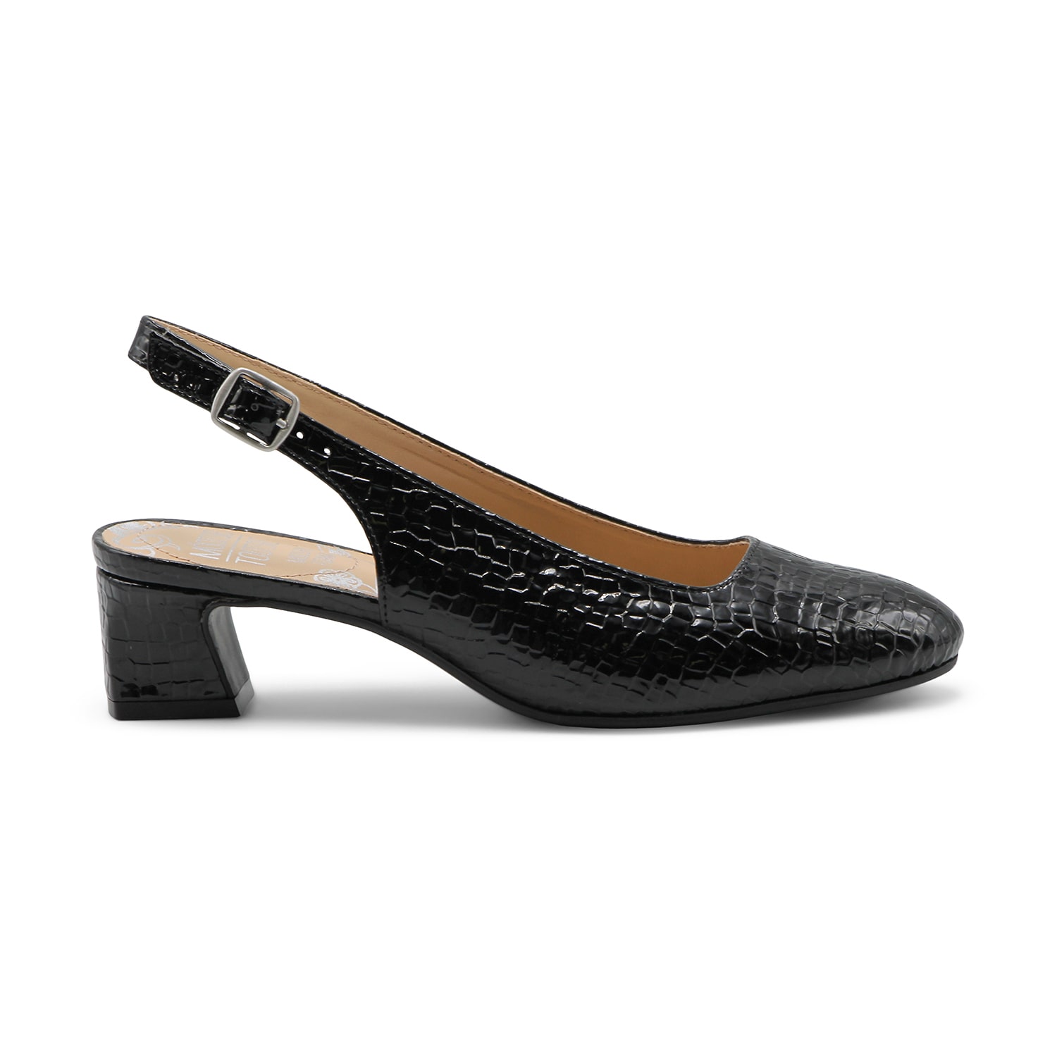 Mootsies Tootsies Kvell-Black Womens Almond Closed Toe Block Heel Pumps
