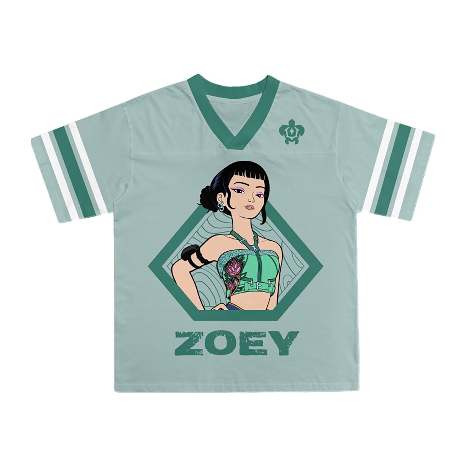 Little & Big Kid Girls V Neck KPOP Demon Hunters Short Sleeve Jersey