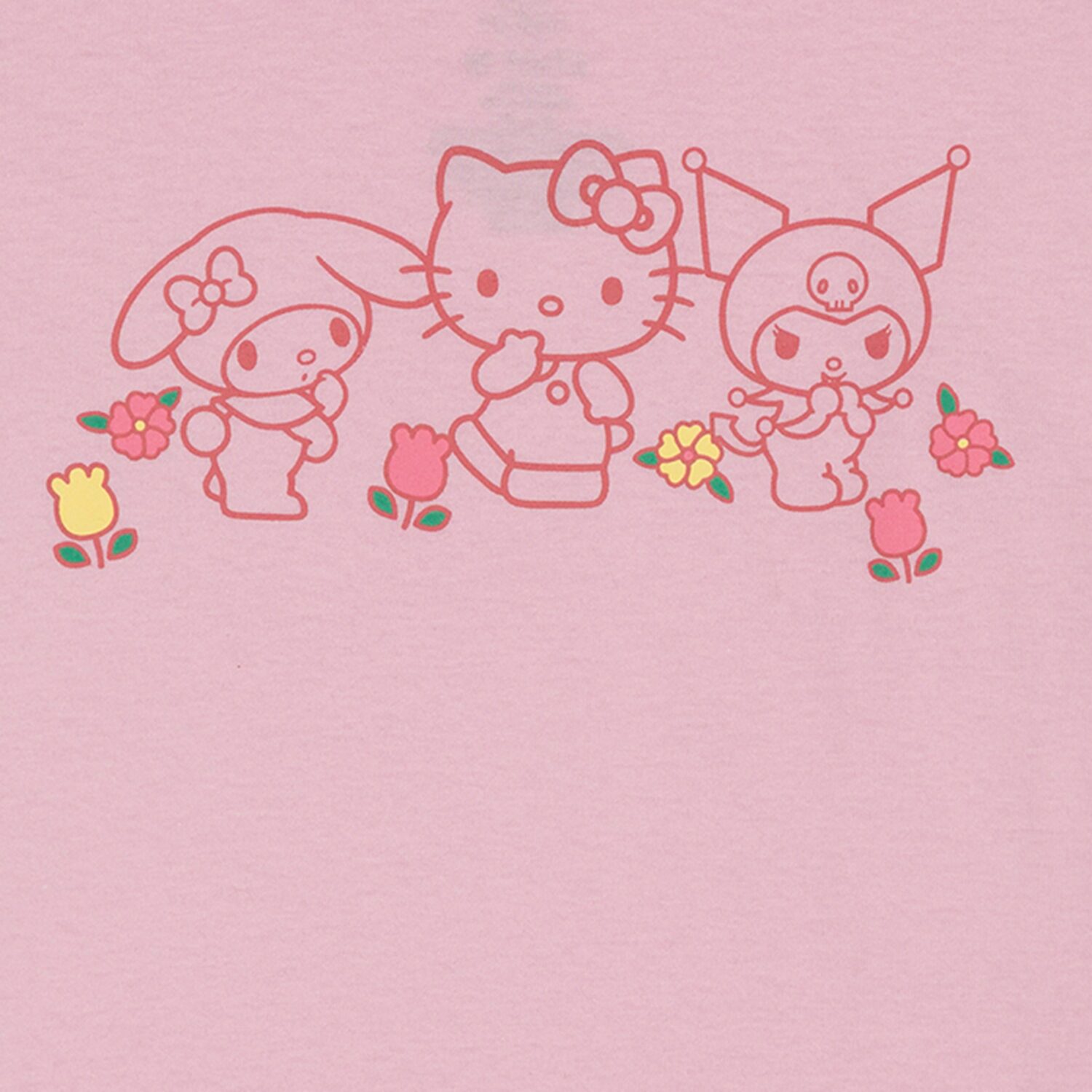 Little & Big Kid Girls Crew Neck Short Sleeve Regular Fit Hello Kitty Graphic T-Shirt