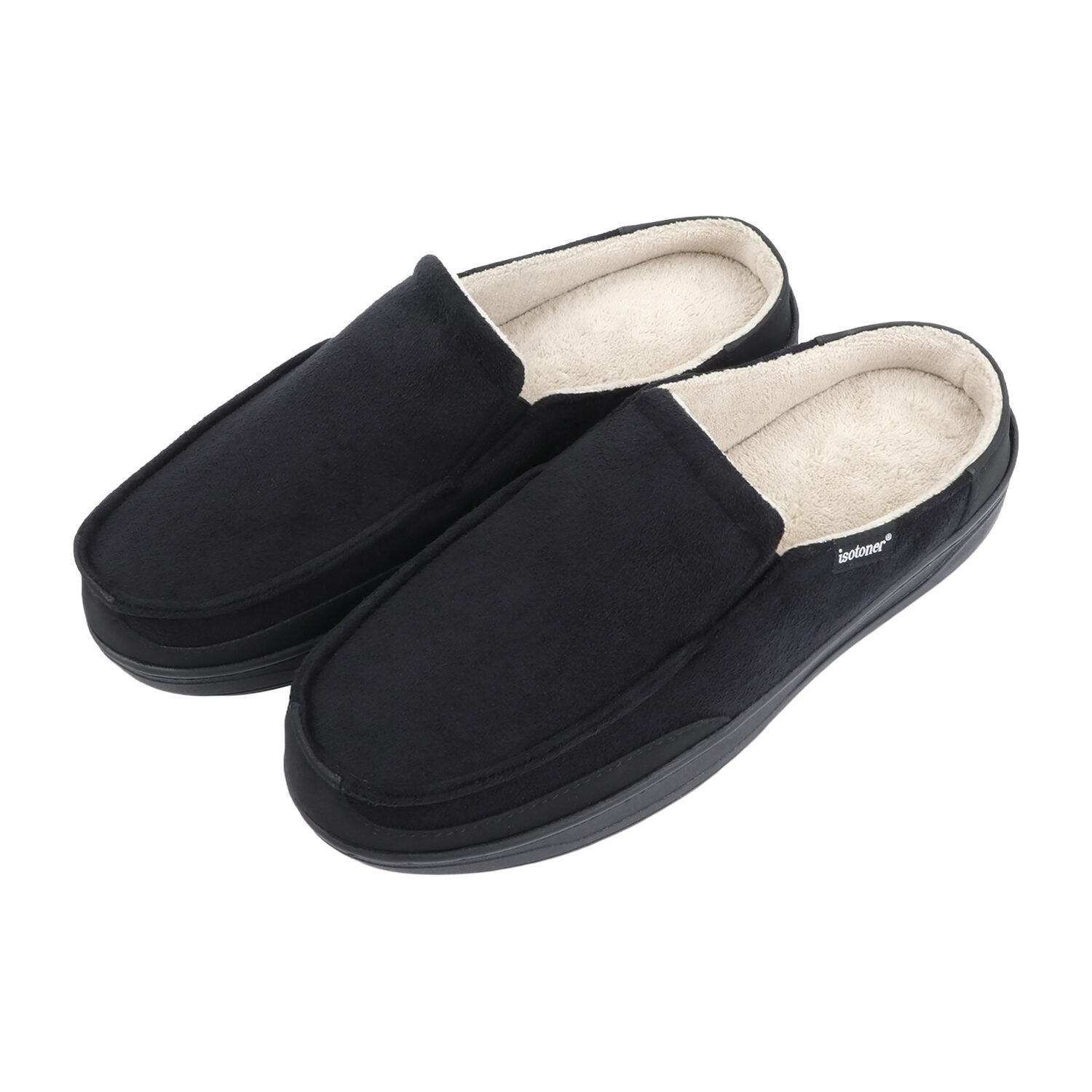 Isotoner Microsuede Carter Mens Clog Slippers