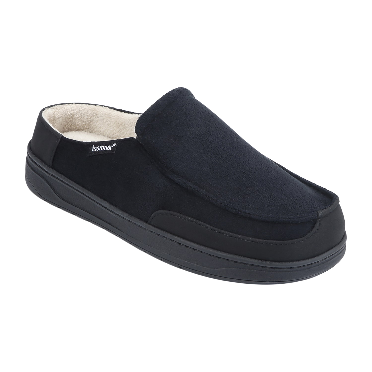 Isotoner Microsuede Carter Mens Clog Slippers