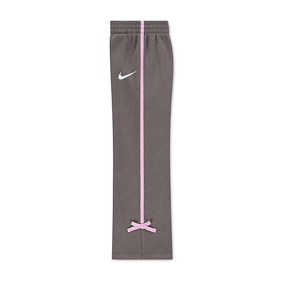 Nike Little Girls Straight Regular Fit Fleece Pull-On Pant