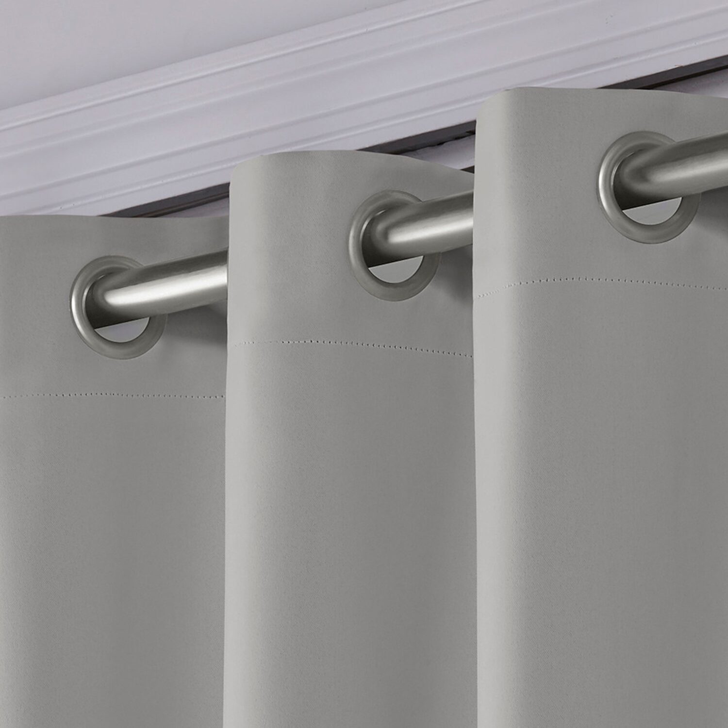 Exclusive Home Curtains Sateen Patio Grommet Top Room Darkening Single Outdoor Curtain Panel