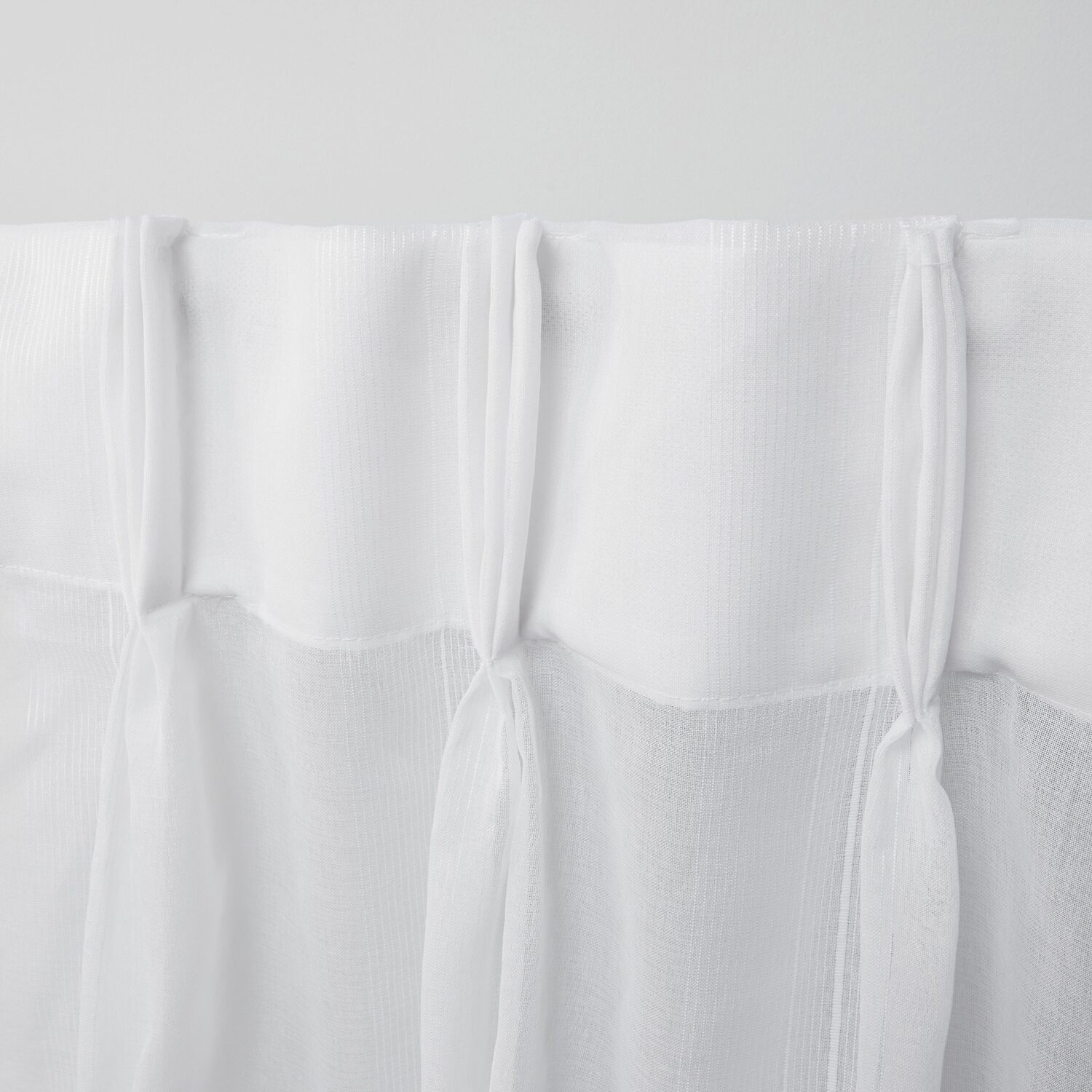 Exclusive Home Curtains Penny Pinch Pleat Sheer Set of 2 Curtain Panel