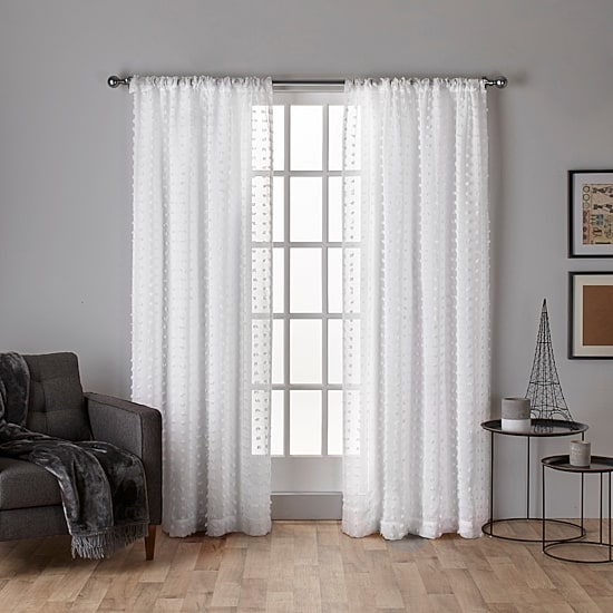 Exclusive Home Curtains Spirit Rod Pocket Sheer Set of 2 Curtain Panel