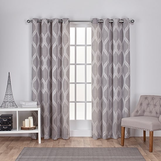 Exclusive Home Curtains Montrose Grommet Top Light-Filtering Set of 2 Curtain Panel