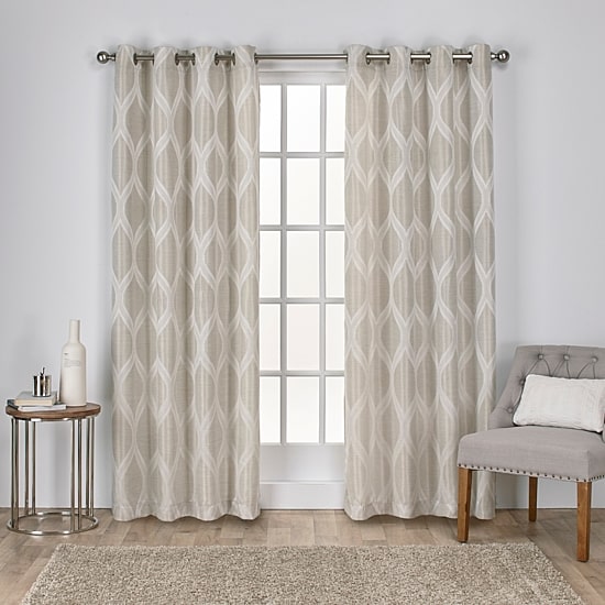 Exclusive Home Curtains Montrose Grommet Top Light-Filtering Set of 2 Curtain Panel