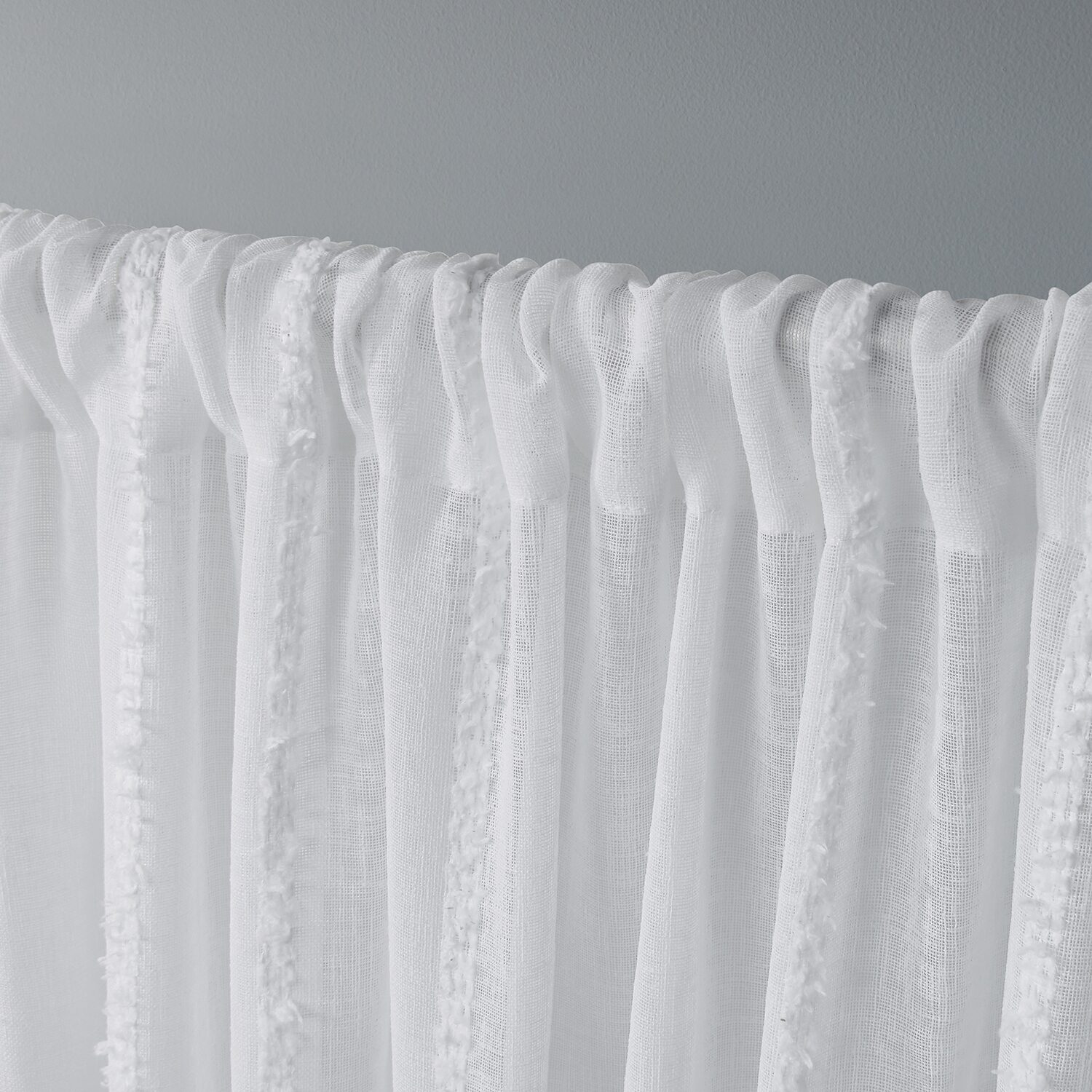 Exclusive Home Curtains Santos Rod Pocket Sheer Set of 2 Curtain Panel