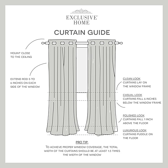 Exclusive Home Curtains Canopy Stripe Grommet Top Light-Filtering Set of 2 Outdoor Curtain Panel