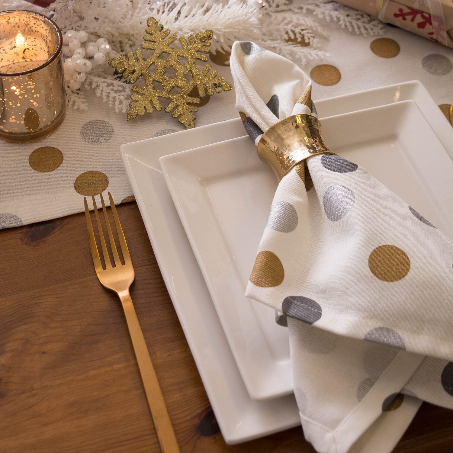 Design Imports Hammered 12-pc. Napkin Rings