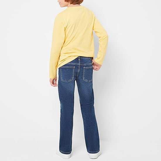 Thereabouts Little & Big Kid Boys Adjustable Waist Stretch Fabric Regular Fit Bootcut Jean