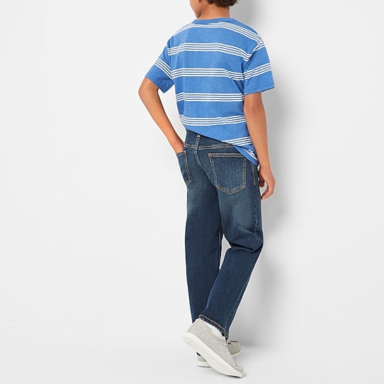 Thereabouts Little & Big Kid Boys Adjustable Waist Stretch Fabric Relaxed Fit Jean