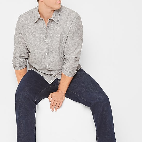 mutual weave Big and Tall Mens Straight Leg Jeans