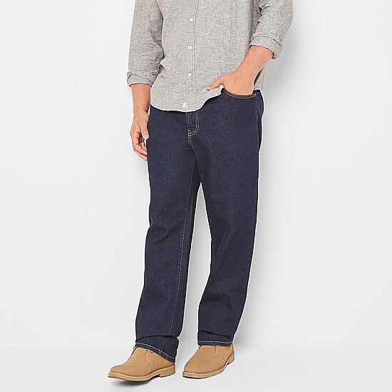 mutual weave Big and Tall Mens Straight Leg Jeans