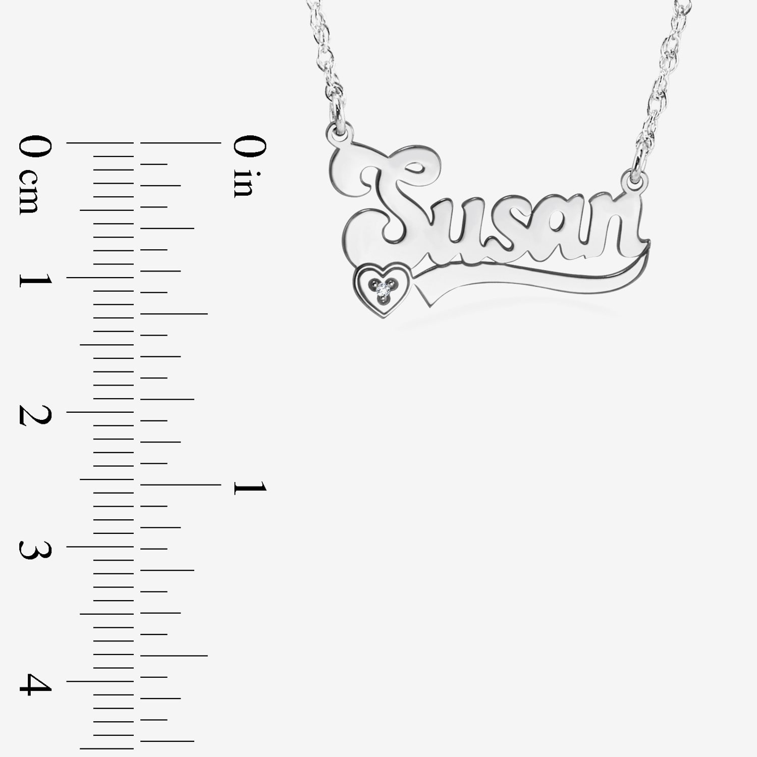 Womens Diamond Accent Genuine White Diamond Gold and Sterling Silver 18 Inch Pendant Necklace