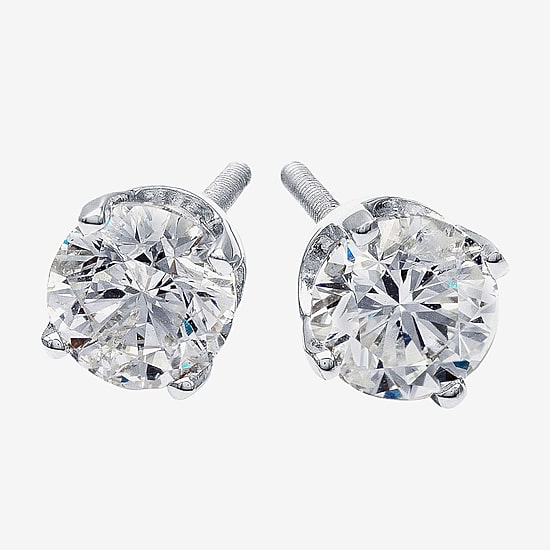 Premier Collection 1/4 CT. T.W. Natural Diamond Stud Earrings 14K Gold