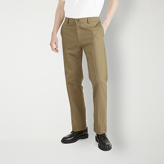 Dockers Signature Iron Free With Stain Defender Mens Comfort Waistband Classic Fit Flat Front Pant