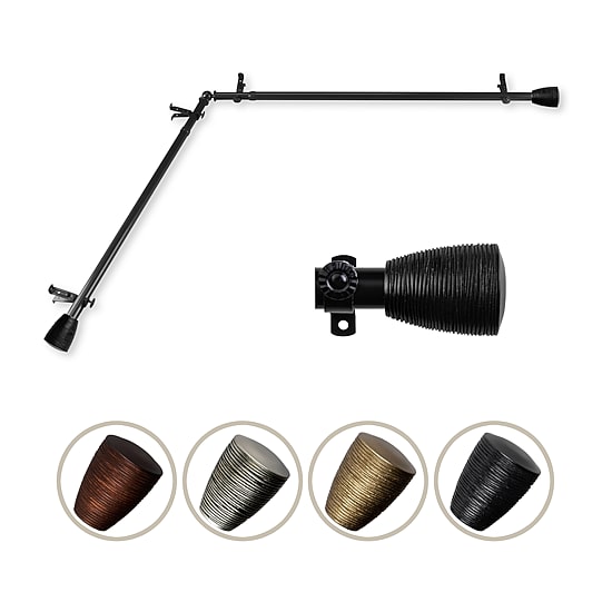Rod Desyne Tarzan Corner 3/4 IN Adjustable Curtain Rod