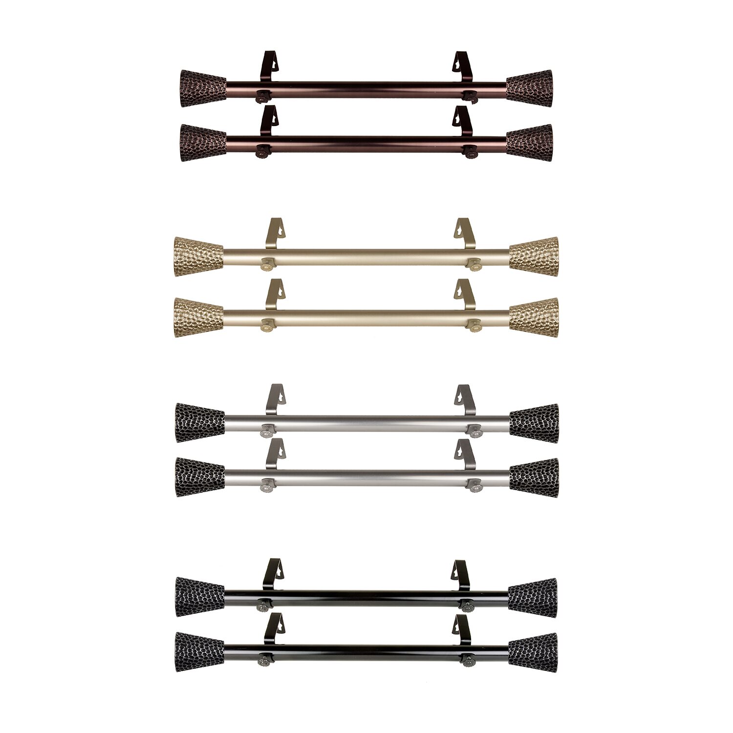 Rod Desyne (Set Of 2) Halldor 1 Adjustable Side Curtain