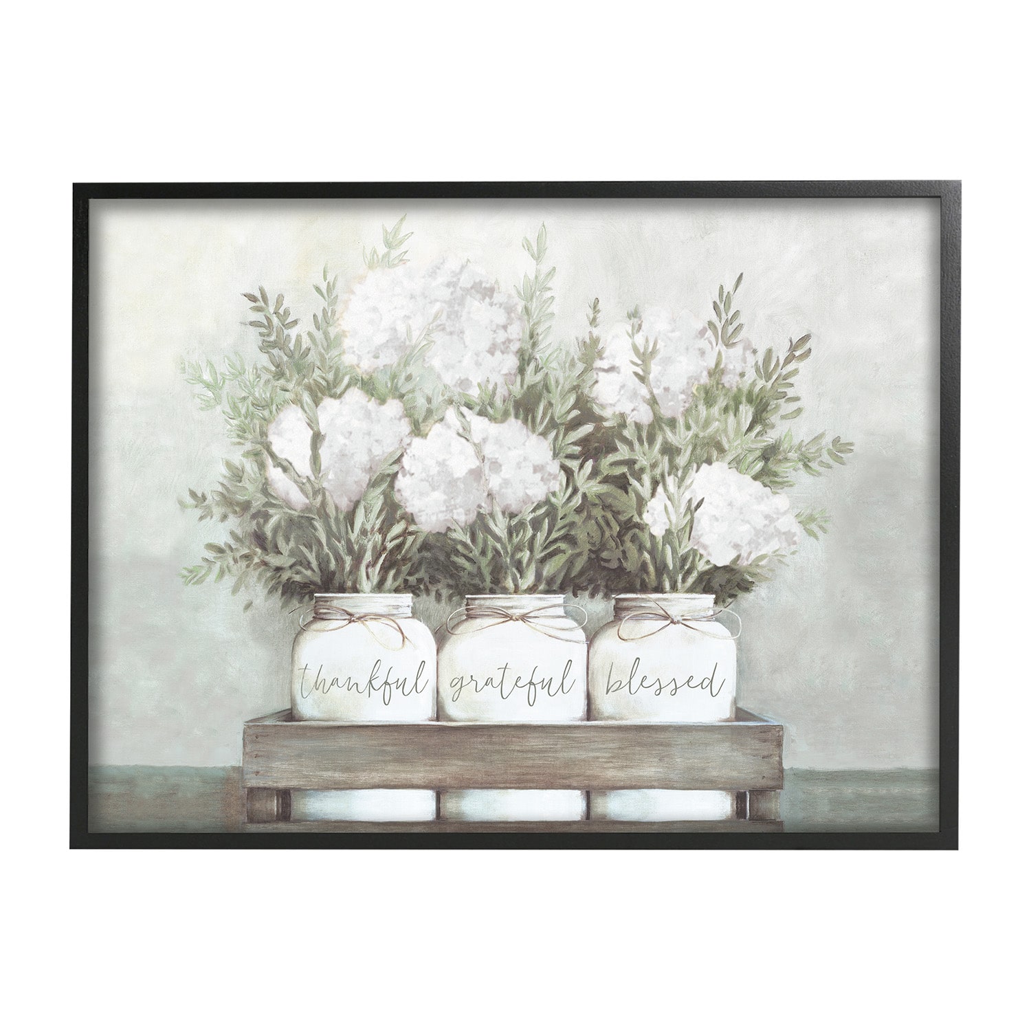 24''X30'' Pristine Hydrangea Print