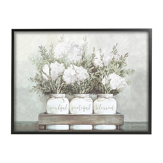 24''X30'' Pristine Hydrangea Print