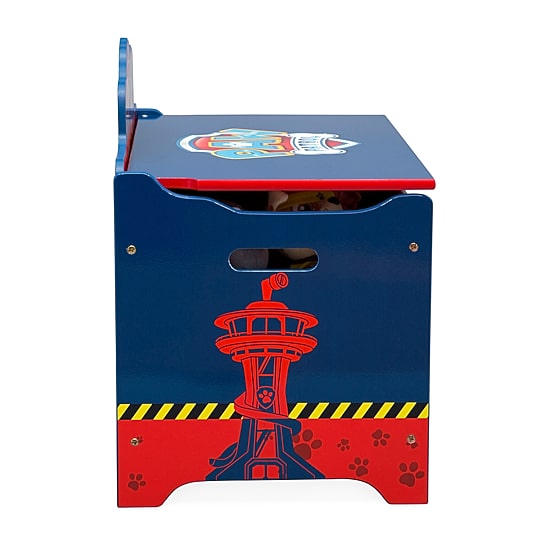 PAW Patrol Kids Deluxe Wooden Toy Box