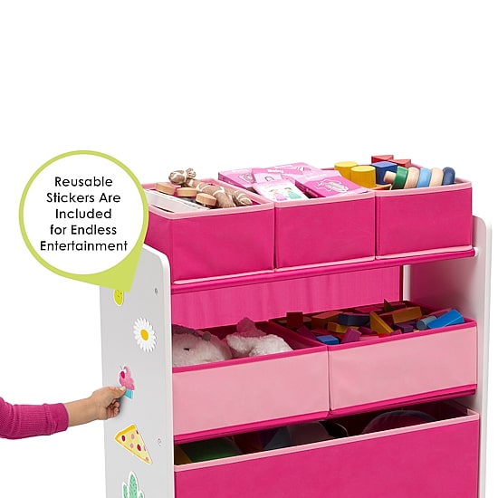 6-Cubby Toy Organizer