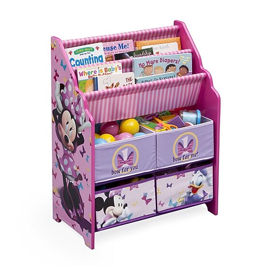 Disney Minnie Mouse 4-Cubby Toy Organizer