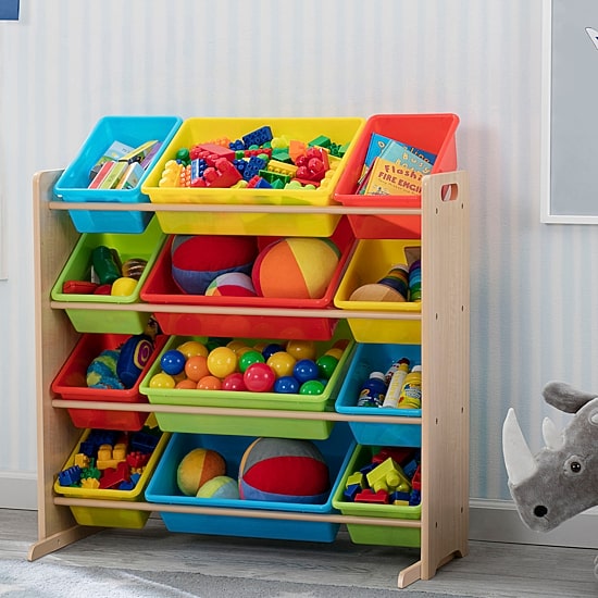 12-Cubby Toy Organizer