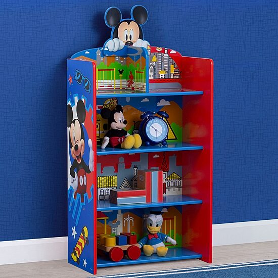 Disney Mickey Mouse Wooden Playhouse Bookshelf