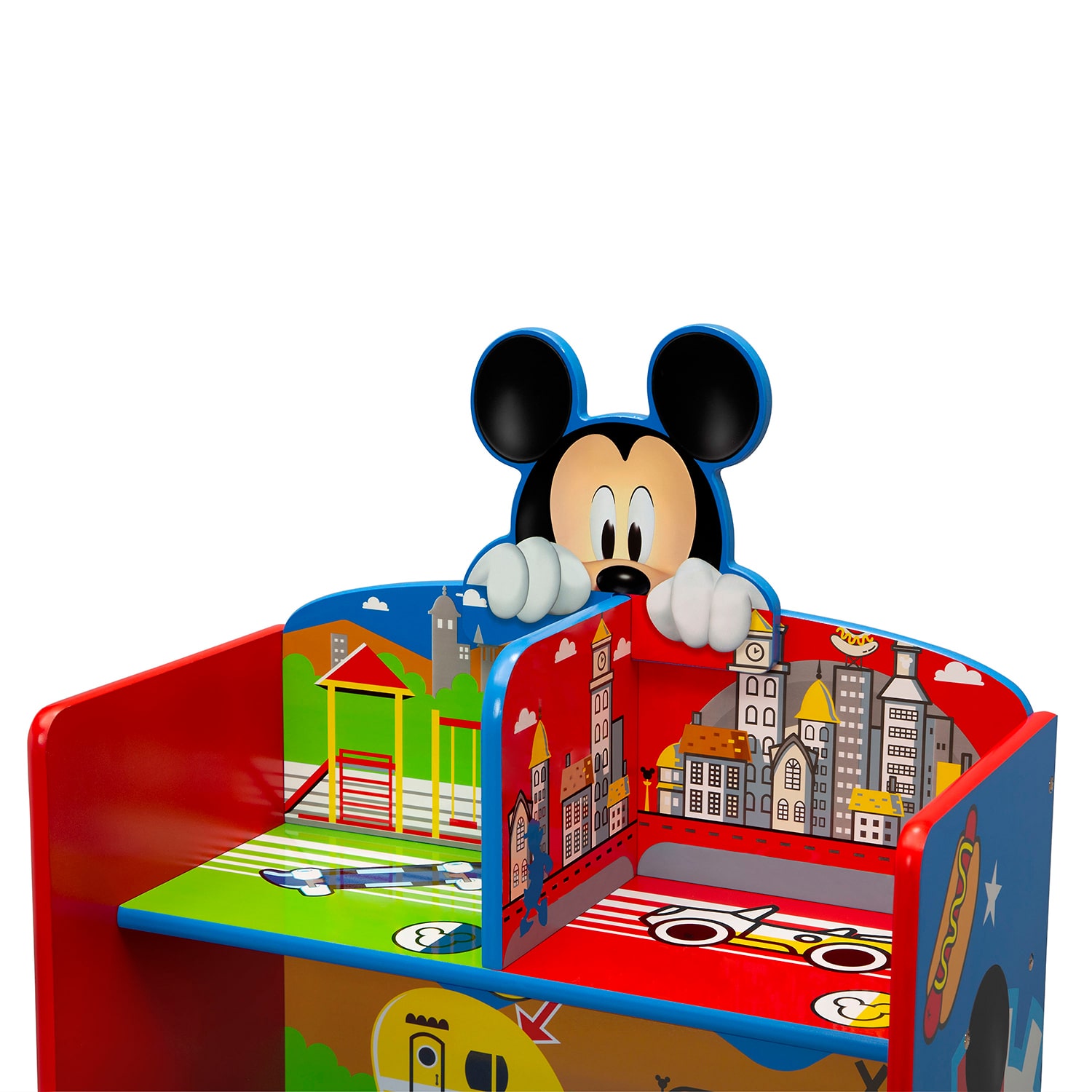 Disney Mickey Mouse Wooden Playhouse Bookshelf