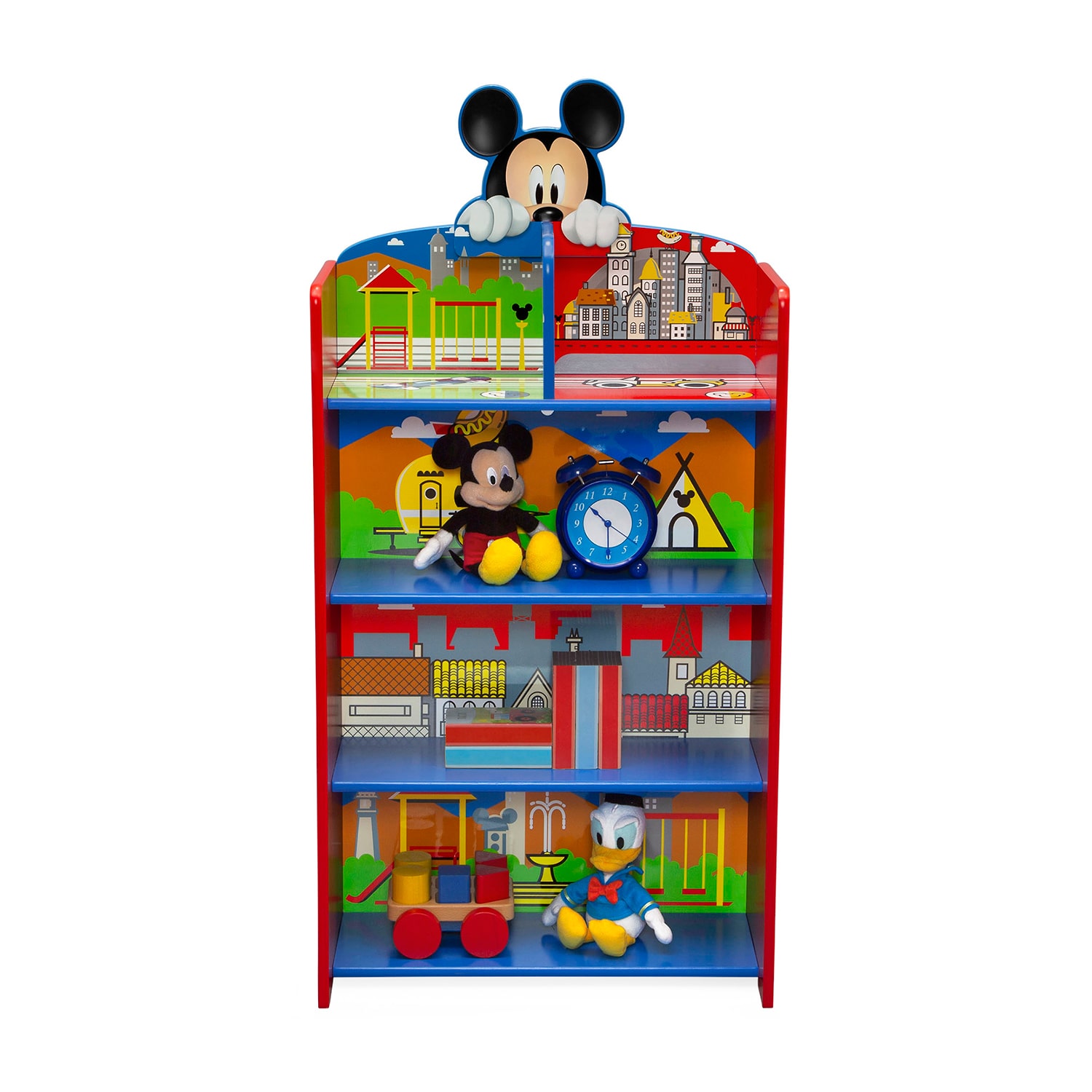 Disney Mickey Mouse Wooden Playhouse Bookshelf